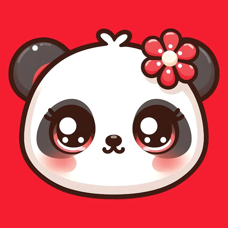 Pandablüten-Süßes Gesicht