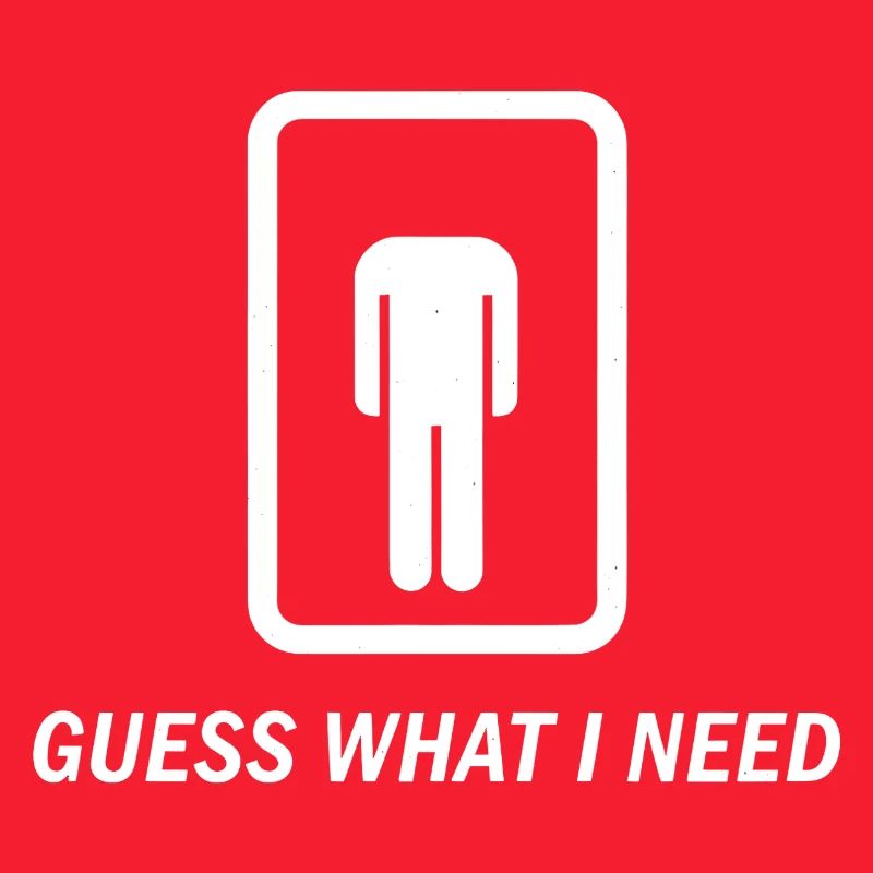 Raad Eens Wat Ik Nodig Heb Headless Grappig TShirt
