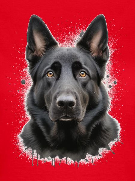 schwarzer Schäferhund 