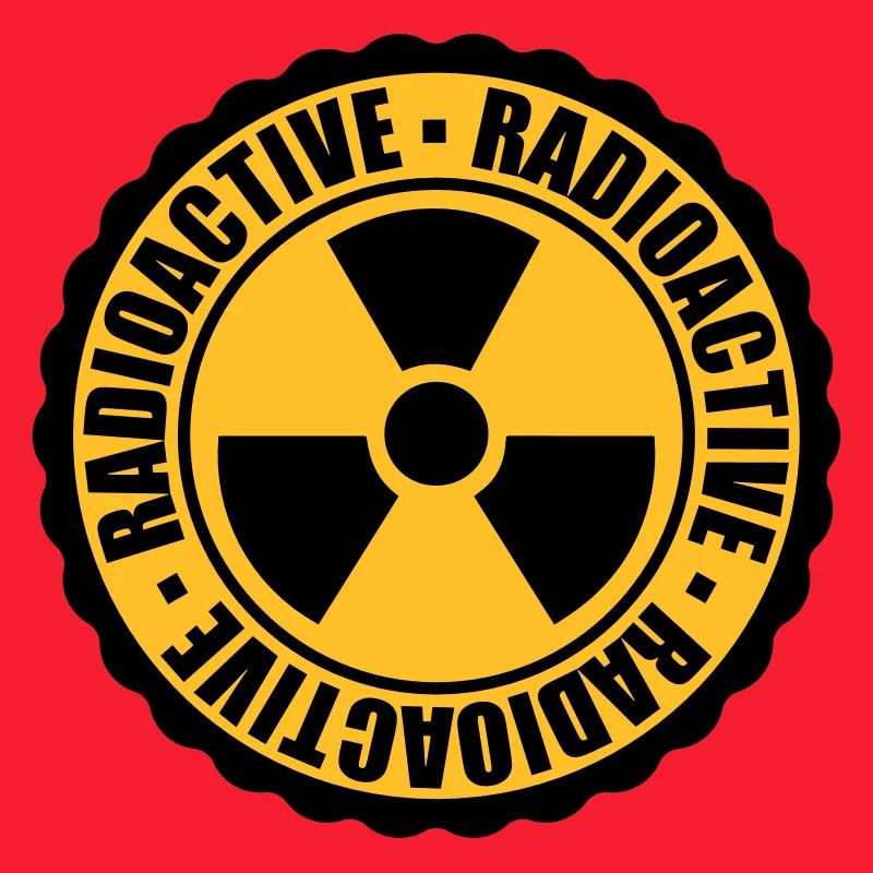 stamp danger caution caution caution atomic bomb