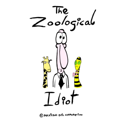 Zoological idiot, colores claros - Camiseta mujer
