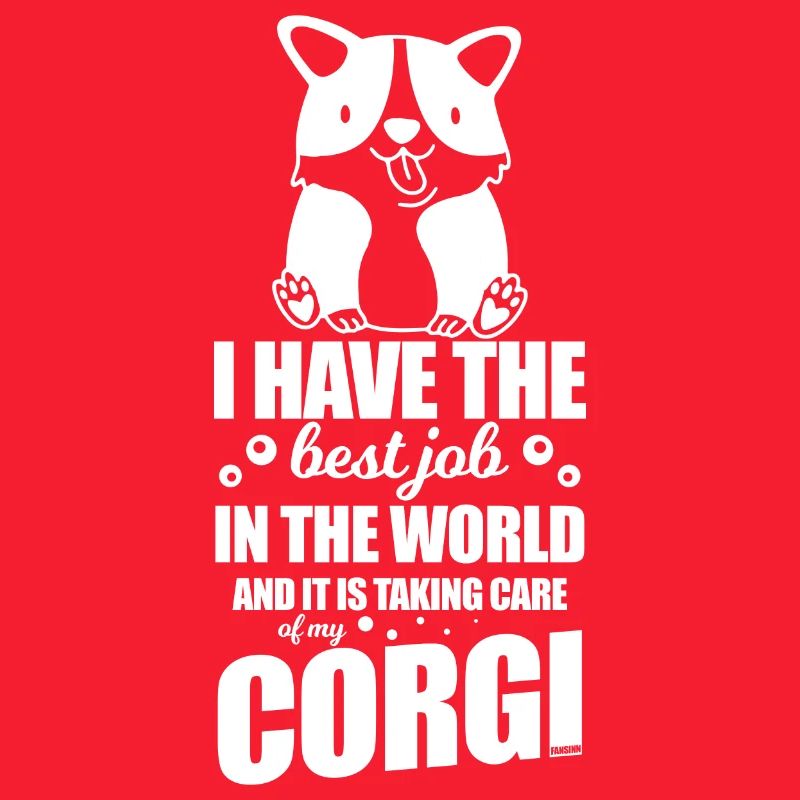 Je m’occupe de mon corgi