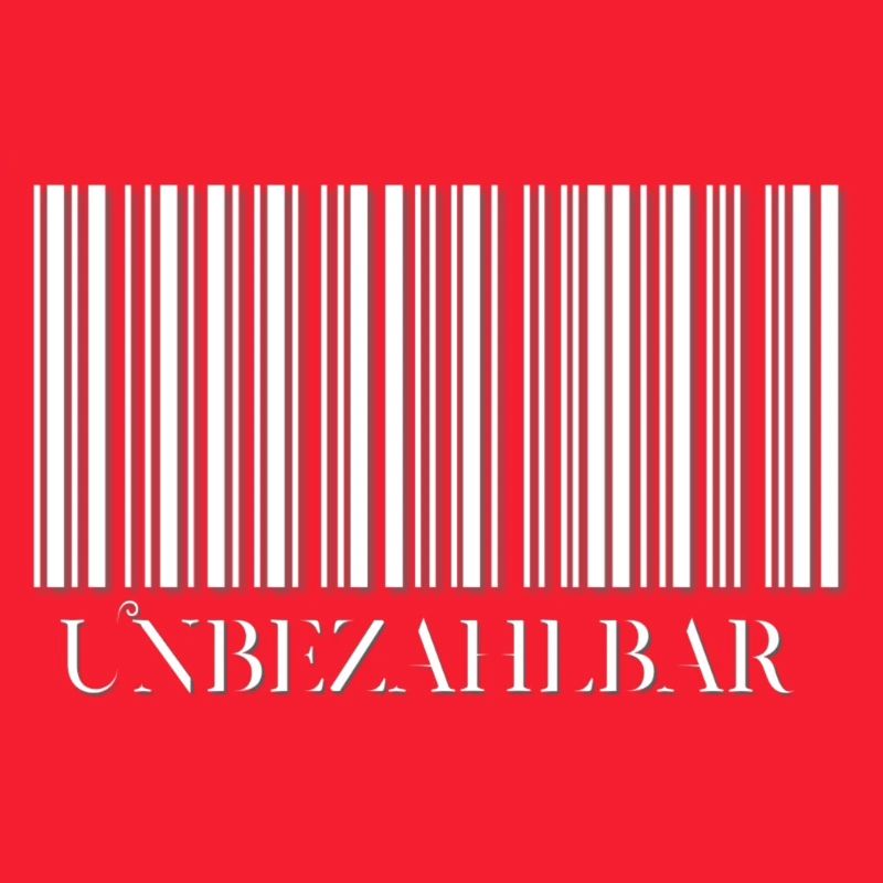 Abstrakter Barcode Design auf Kleidung