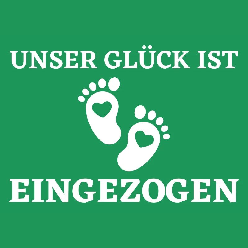 Unser Glück ist Eingezogen