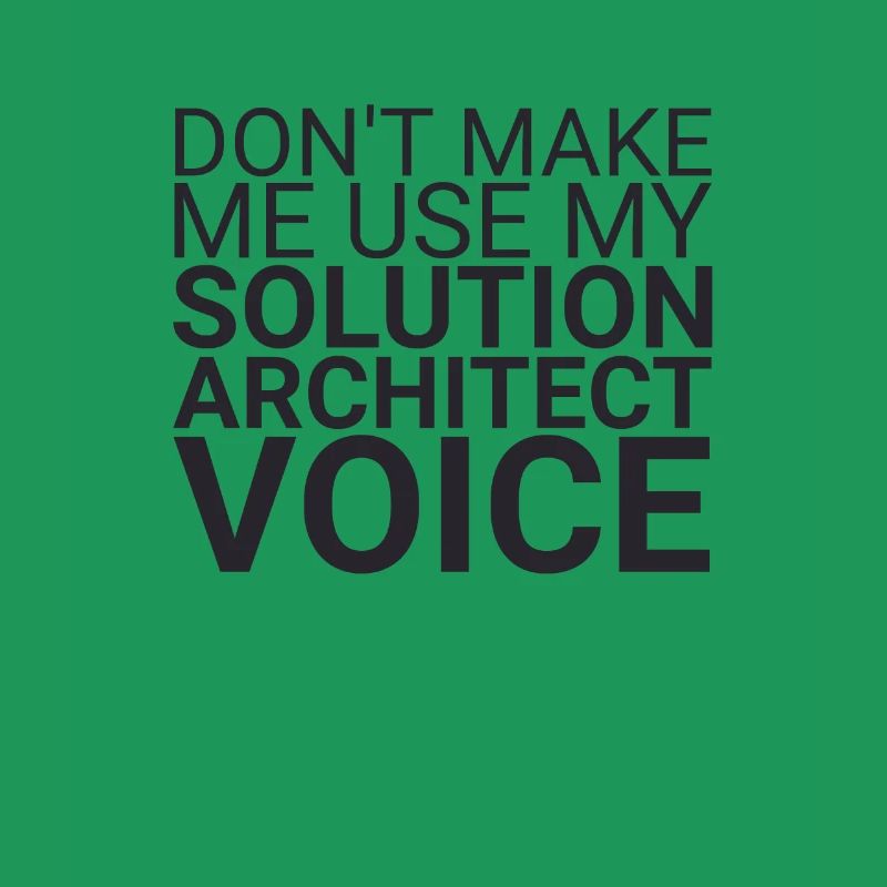 "Solution Architect Voice | Solution Architecture"