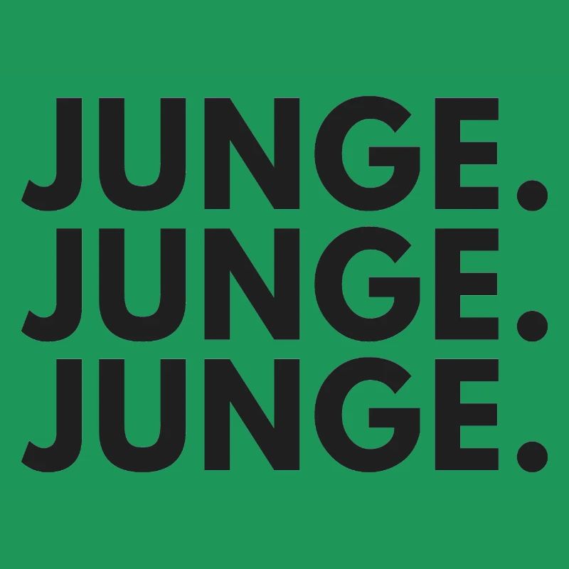 Junge Junge Junge lustiges Statement Kranplätze