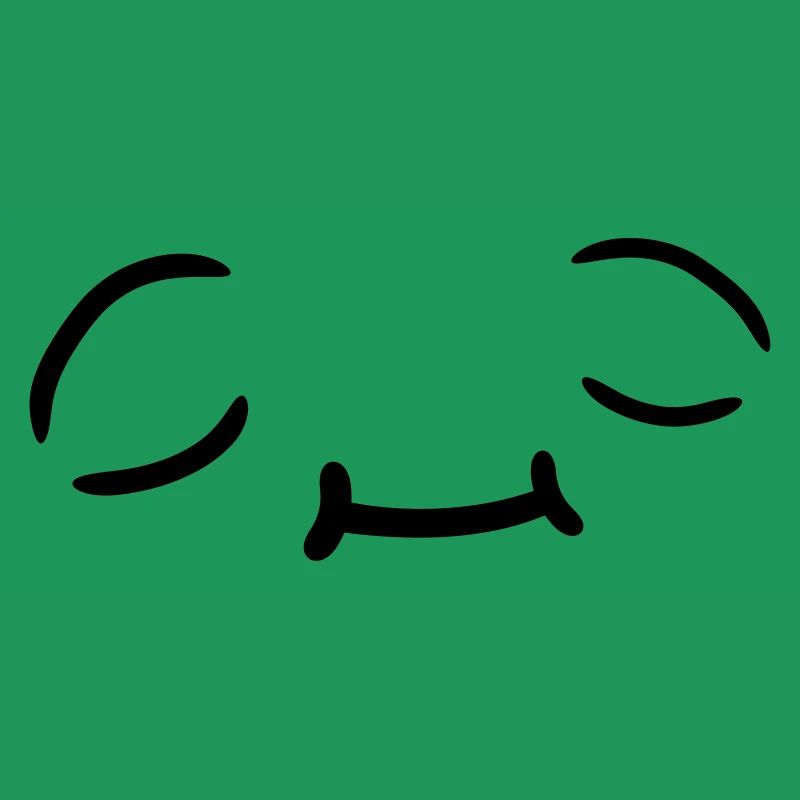 Conception de visage détendue