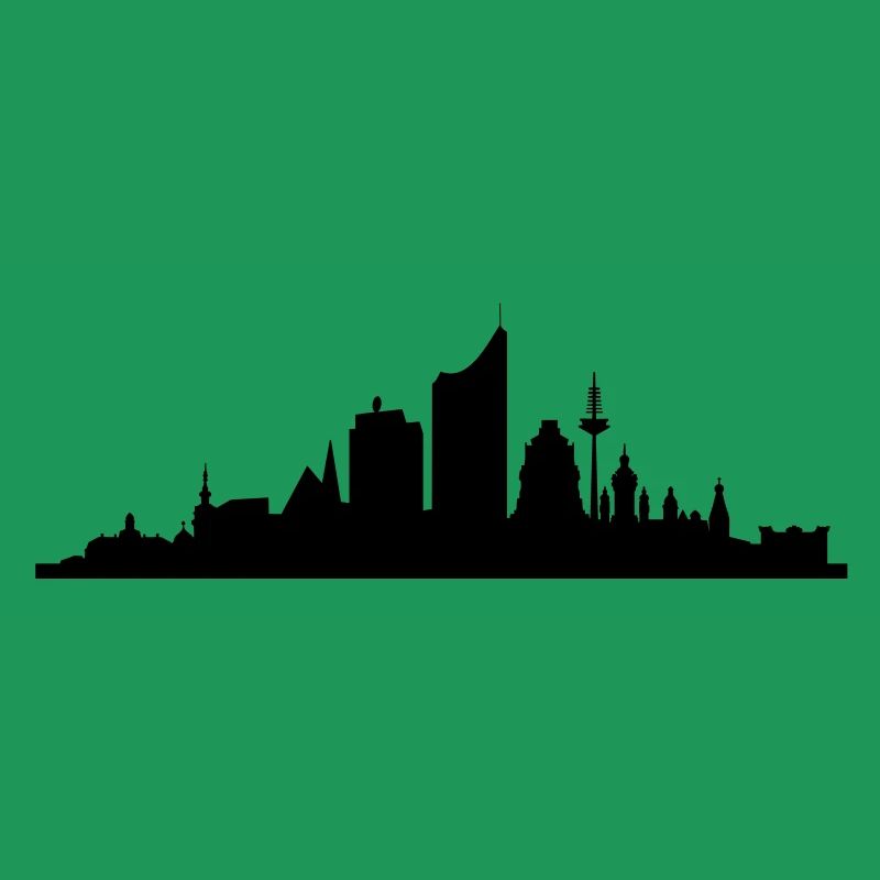 Skyline Leipzig central