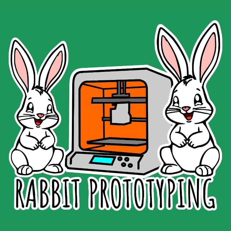 Rabbit Prototyping - Printing rabbits with 3D printer