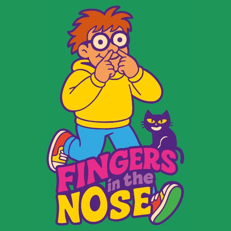 Fingers in the nose