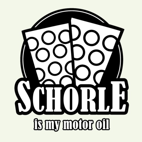 Schorle is my Motoroil Dubbeglaeser - Frauen T-Shirt