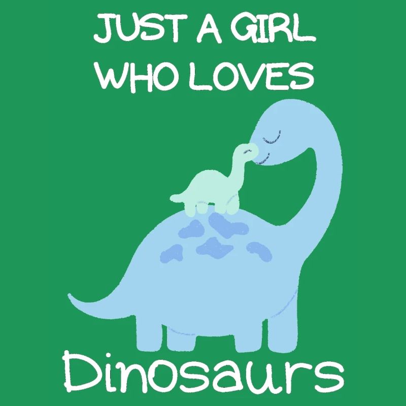 Nur ein Mädchen, das Dinosaurier liebt Geschenk Baby