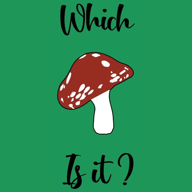 Conception interactive de champignons (couleur texte noir)