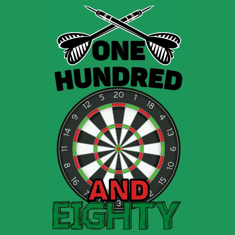 One hundred and eighty darts tshirt