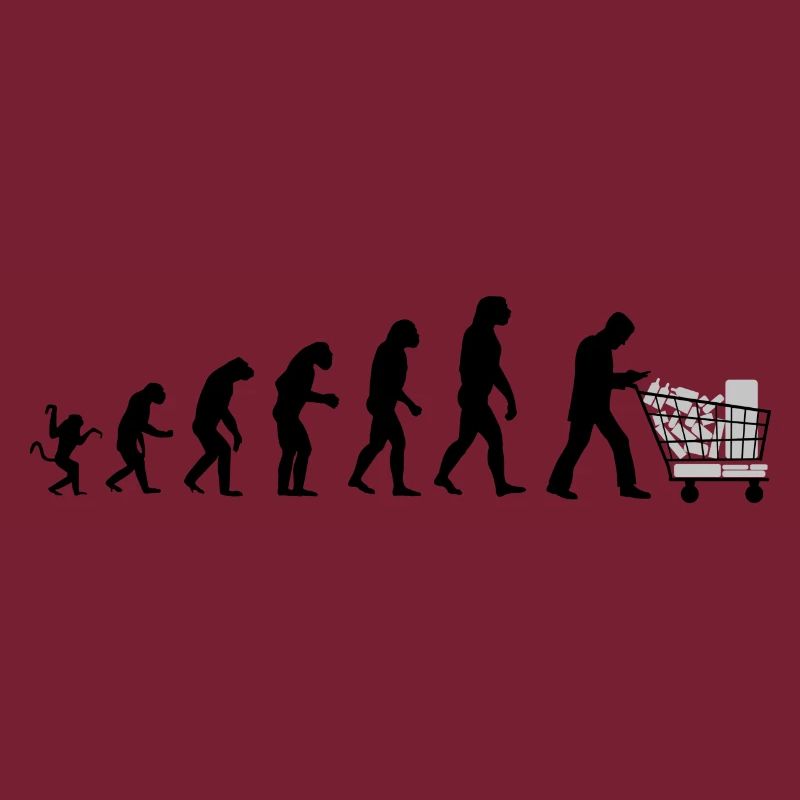 Evolution des Menschen: Konsumgesellschaft N.