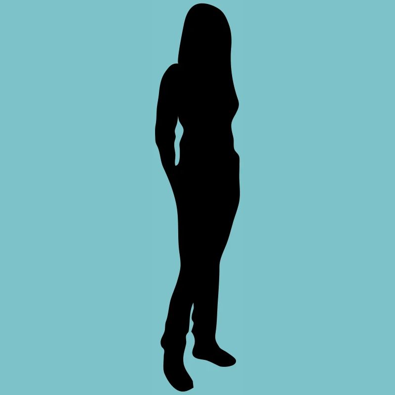 Frau Körper Silhouette Vektor-Design