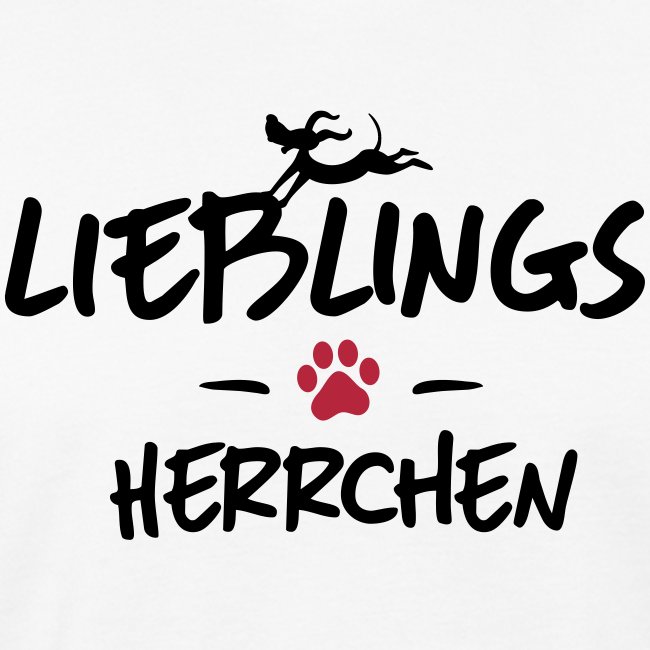 lieblings herrchen - Männer Bio-T-Shirt