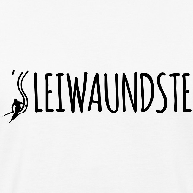 Vorschau: Skifoan is des leiwaundste - Männer Bio-T-Shirt