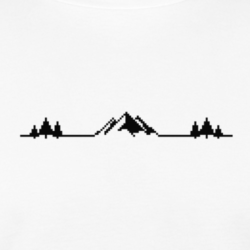 Panorama - Minimalistisch - Männer Bio-T-Shirt