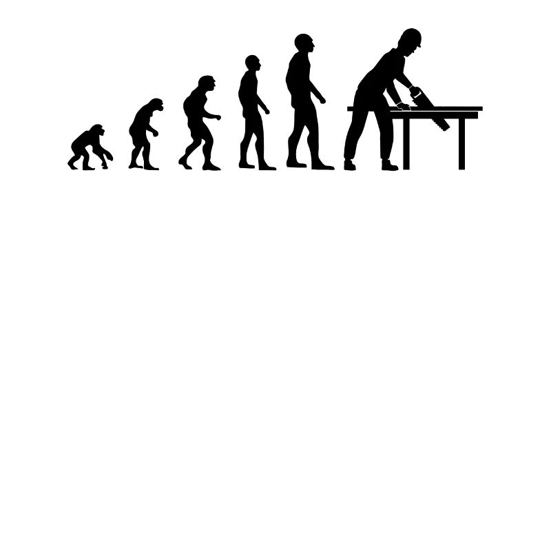 Handwerker Beruf Evolution Arbeiter Geschenk