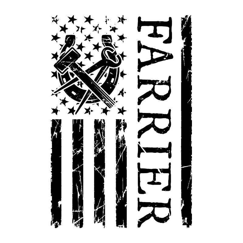 Drapeau maréchal-ferrant forgeron Fer à cheval maréchal-ferrant