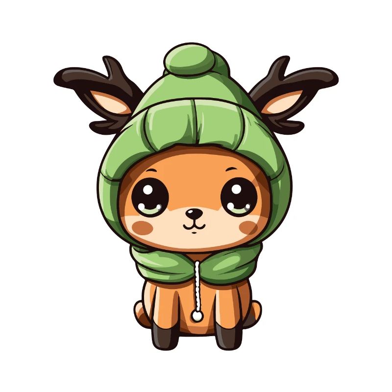 Deer Cute Winter