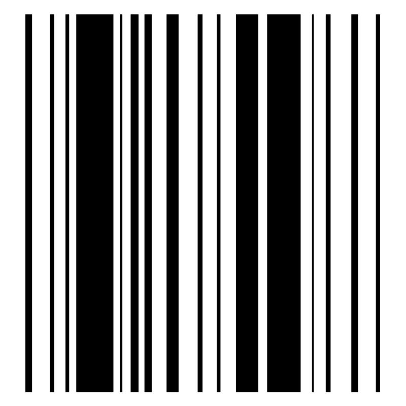 Code-barres motif rayures