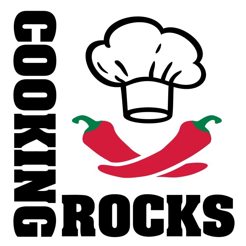 Cooking rocks. chef