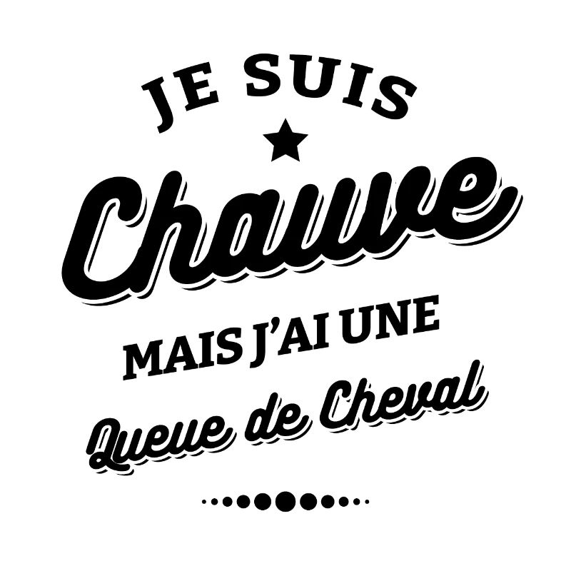 JE SUIS CHAUVE AVEC UNE QUEUE DE CHEVAL