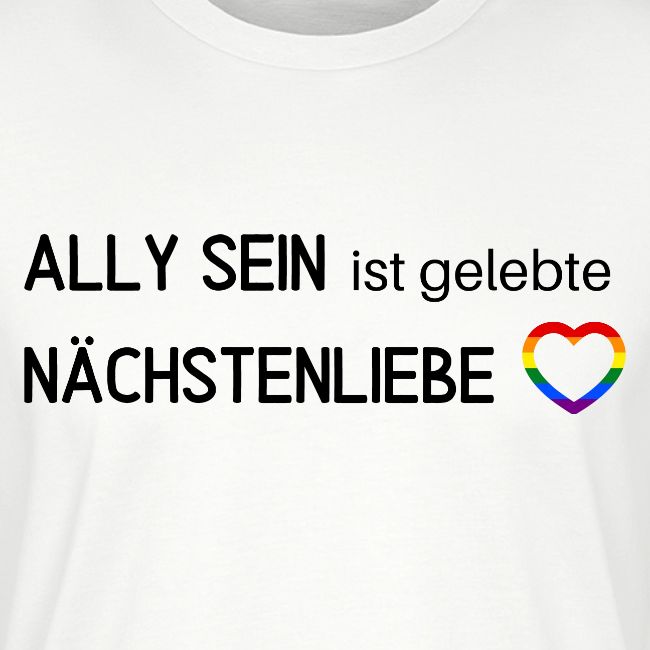 Ally sein = Nächstenliebe