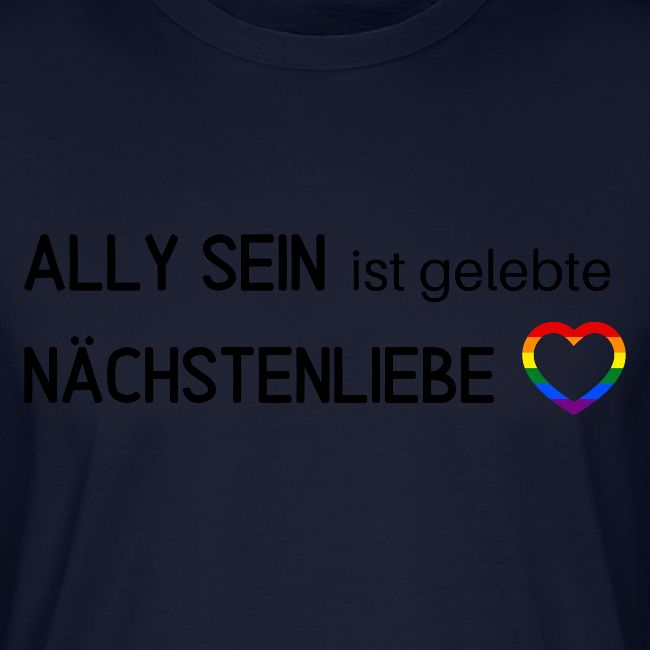 Ally sein = Nächstenliebe