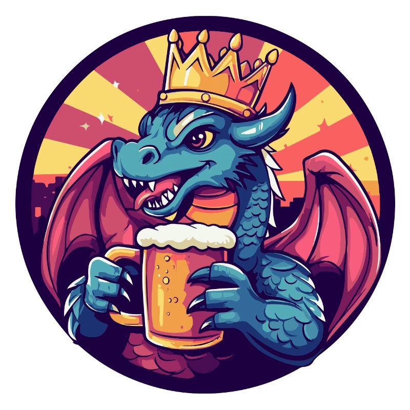 Drache Bier Comic