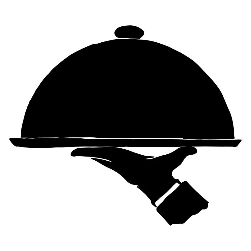 Servierglocke Kellner Herr Ober Geschenk Glosche