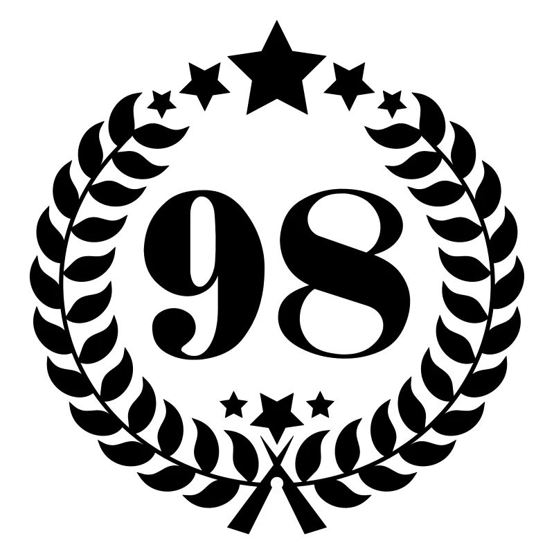 98ter numéro de bague d'anniversaire 98 Year Old