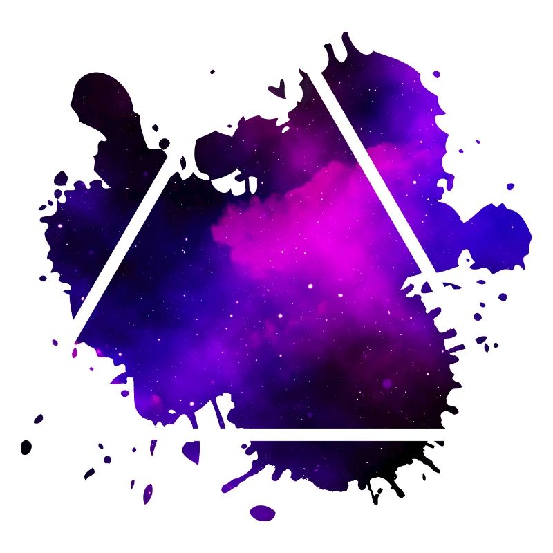 triangle splash violet - Triangle violet