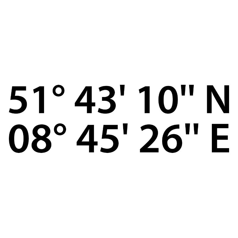Paderborn coordinates