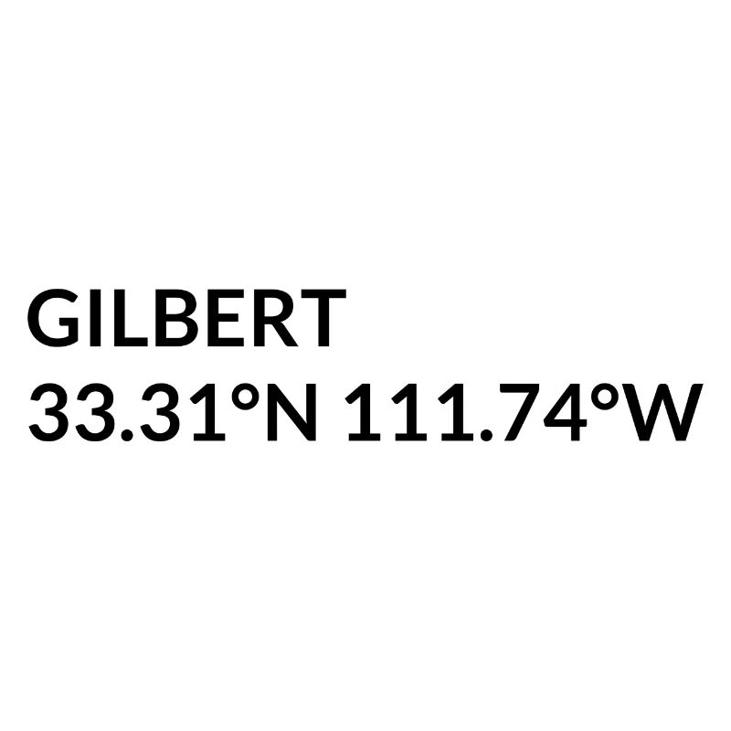 Gilbert, Arizona, États-Unis Coordonnées