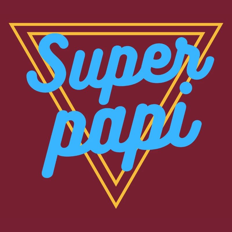 Super papi. Cadeau Papi Famille