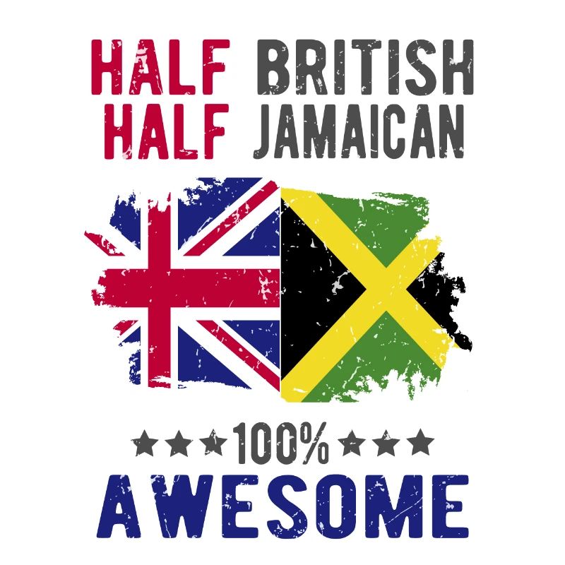 Half British Half Jamaican