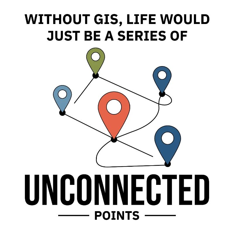GIS Unconnected Points Map Data Analysis
