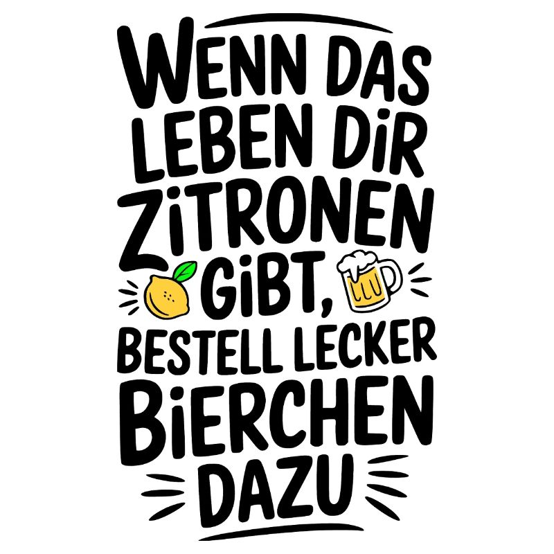 Wenn Zitrone dann lecker Bierchen