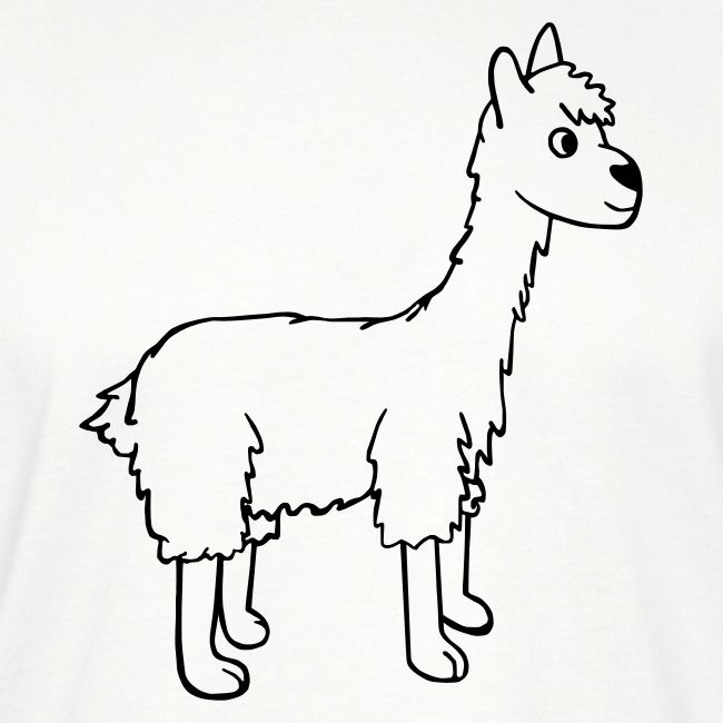 Lama schwarz