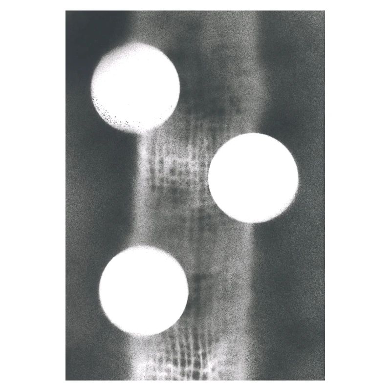 Abstract circles and mesh tape