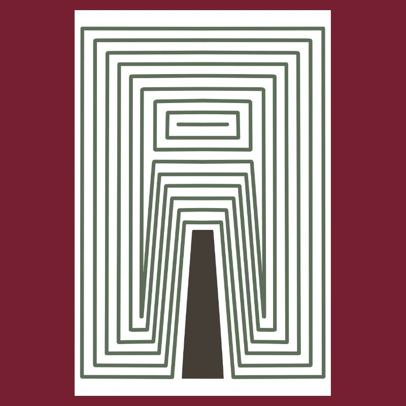 Abstract Tree Design - White