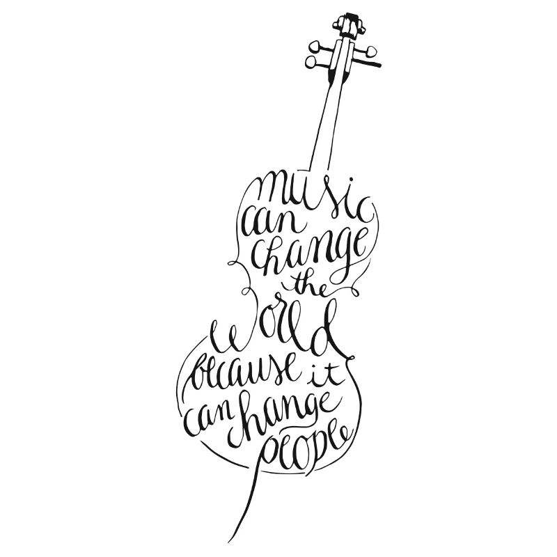 calligraphie violoncelle