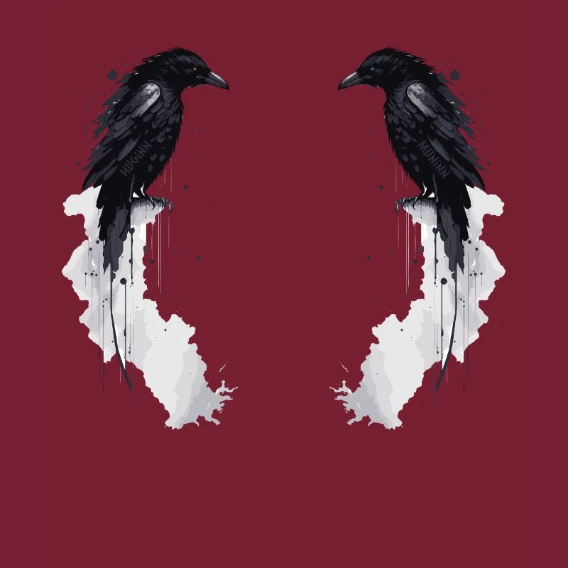 Raben Hugin & Munin - Odin's Ravens