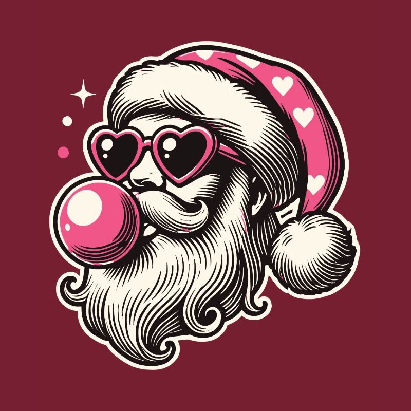 Cool Sigma Santa Joie de Noël