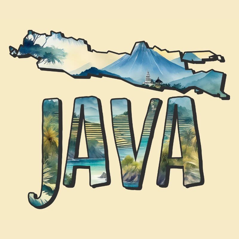 Watercolor Map Java