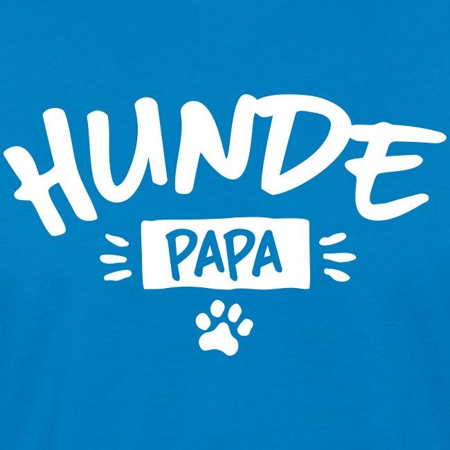 Hunde Papa - Männer Bio-T-Shirt