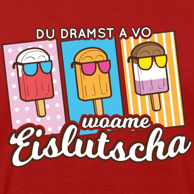 Woame Eislutscha - Männer Bio-T-Shirt